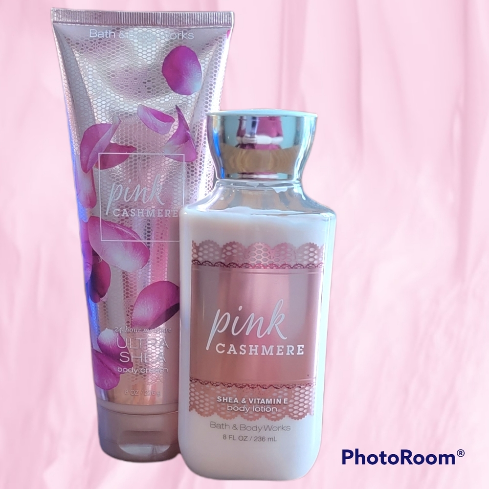 Bath and Body Works Pink Cashmere Body Care Set